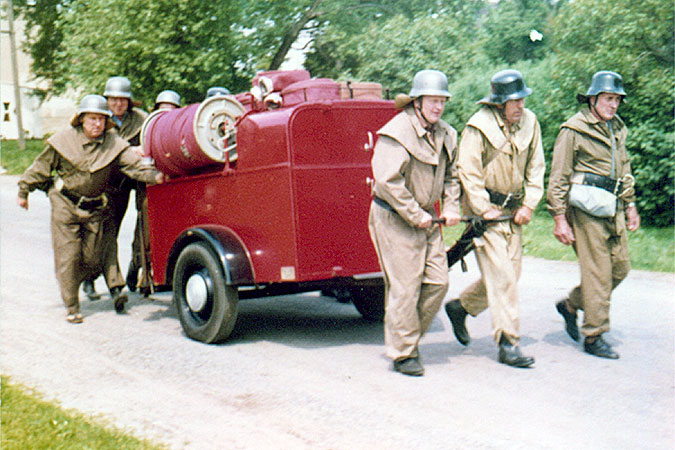 Mannschaftsfoto zum Parkfest Grfendorf (Foto: 1987)