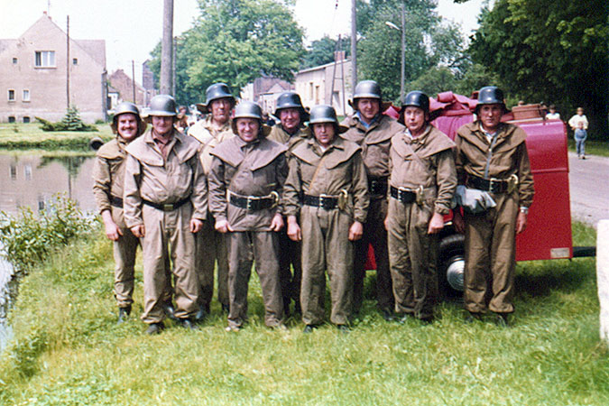 Mannschaftsfoto zum Parkfest Grfendorf (Foto: 1987)