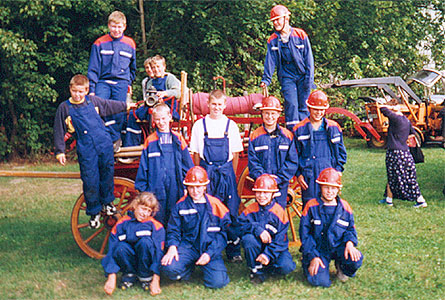 Amtsausscheid in Grfendorf - Jugendfeuerwehr (Foto: 1999)