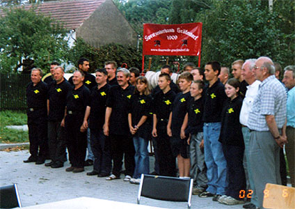 Einweihung neues Gertehaus (Foto: 2002)