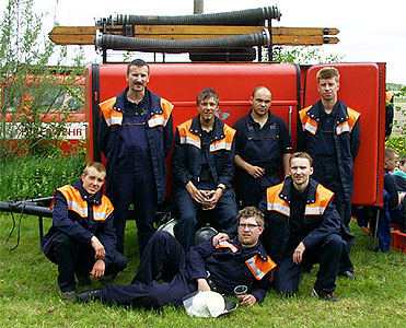 Mannschaftsfoto der Mnner zum Amtsausscheid (Foto: 2003)