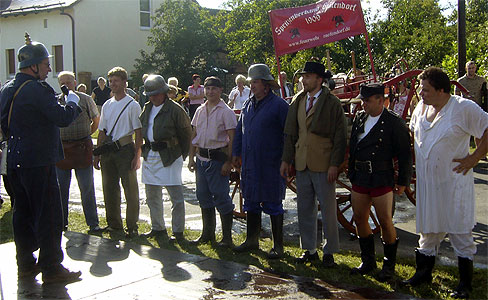 Gruppenfoto beim Schtzenfest in Frhden (Foto: 2008)