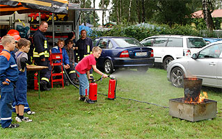 Zeltlager der Jugendfeuerwehren in Oehna - 2010