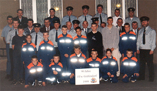 90jhriges Bestehen der FF Grfendorf (Foto: 1999)