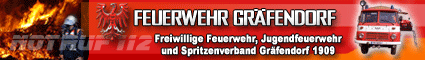 Banner- Feuerwehr Gr�fendorf aus dem Niederen Fl�ming