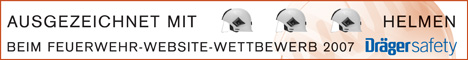 Auszeichnung beim Drger Safety-Feuerwehr-Website-Wettbewerb 2007